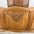 Vintage French Louis XVI Double Bed Frame in Oak with Carved Headboard For Sale - Image 6 of 12