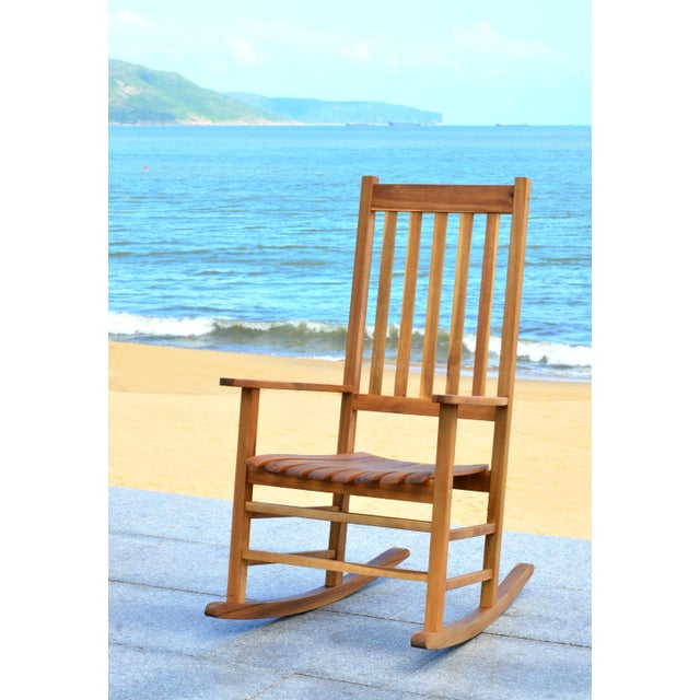 Samantha Rocking Chair in Natural For Sale - Image 4 of 6