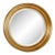 Friedman Brothers Connor Round Mirror in Classic Gold - 36" For Sale
