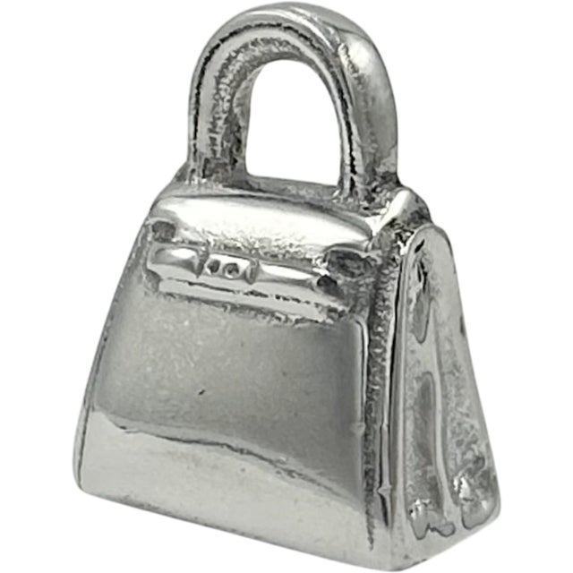 Vintage Miniature Silverplate Handbag Purse Paperweight For Sale - Image 13 of 13