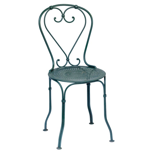 Antique Garden Table/4 Chair Set For Sale - Image 14 of 18