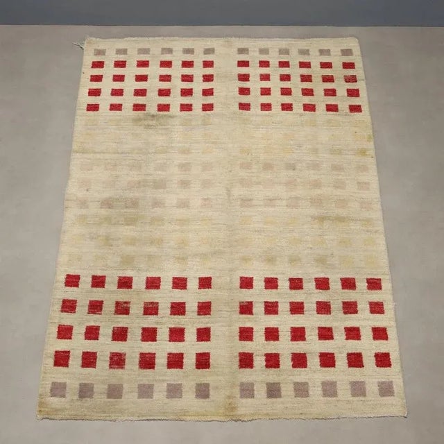 Middle Eastern Herat Rug in Wool For Sale - Image 3 of 10