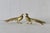Vintage Italian Decorative Sculptural Goldtone Male Female Pheasants Mid Century-a Pair For Sale In Miami - Image 6 of 16