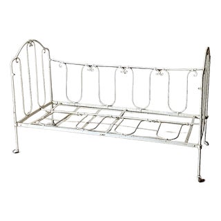 Vintage Wrought Iron Daybed, 1950s For Sale