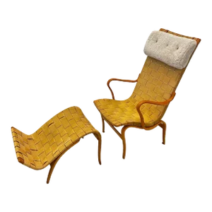 Scandinavian Lounge Chair "Pernilla 1" by Bruno Mathsson, 1940s
