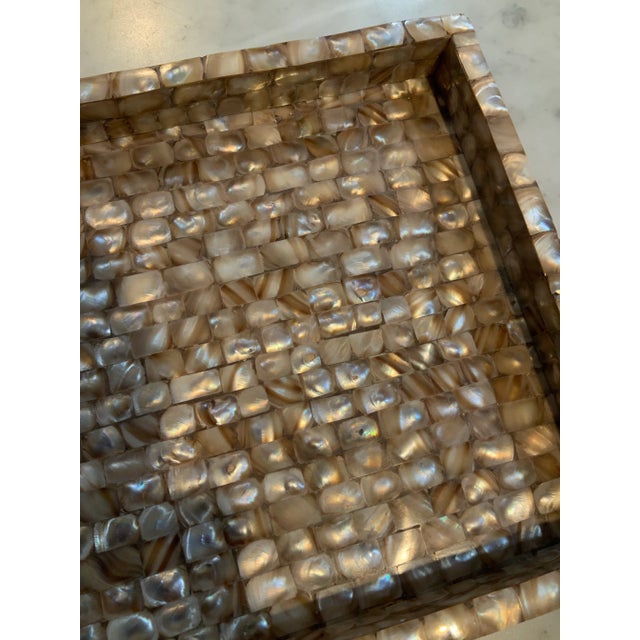 Vintage Tessellated Mother of Pearl Tray - Mop For Sale In New Orleans - Image 6 of 6