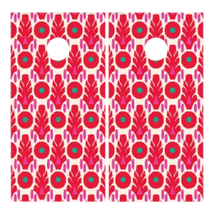 Ikat Luxury Cornhole Boards - 2 Boards + 8 Toss Bags