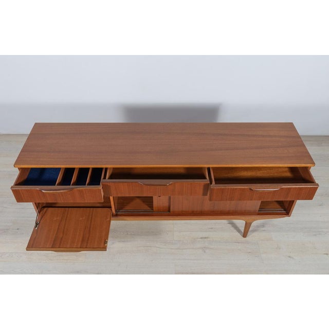 Mid-Century British Teak Sideboard, 1960s For Sale - Image 9 of 18