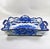 The Mid-century Vestal Alcobaca Portugal Blue and White Floral Handled Serving Tray is a stylish and elegant piece of...