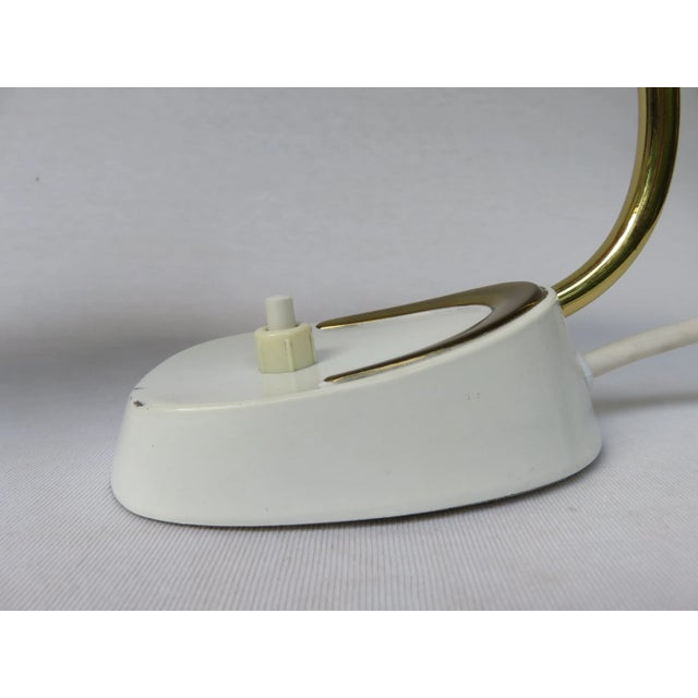 Metal German Bedside Table Lamps, 1950s, Set of 2 For Sale - Image 7 of 14