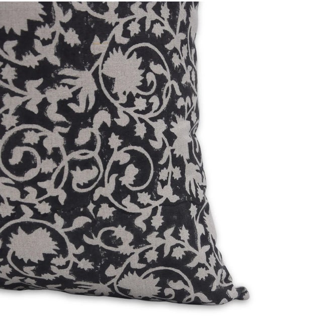 Modern Fabdivine Linen Cushion Cover 26x26 Inch - Devdas For Sale - Image 3 of 5