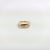 Contemporary Diamond Band with Brushed Satin Finish .75cttw 14k Two-Toned Gold, Size 3 For Sale - Image 3 of 4