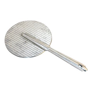 Art Deco Silver Hand Mirror For Sale