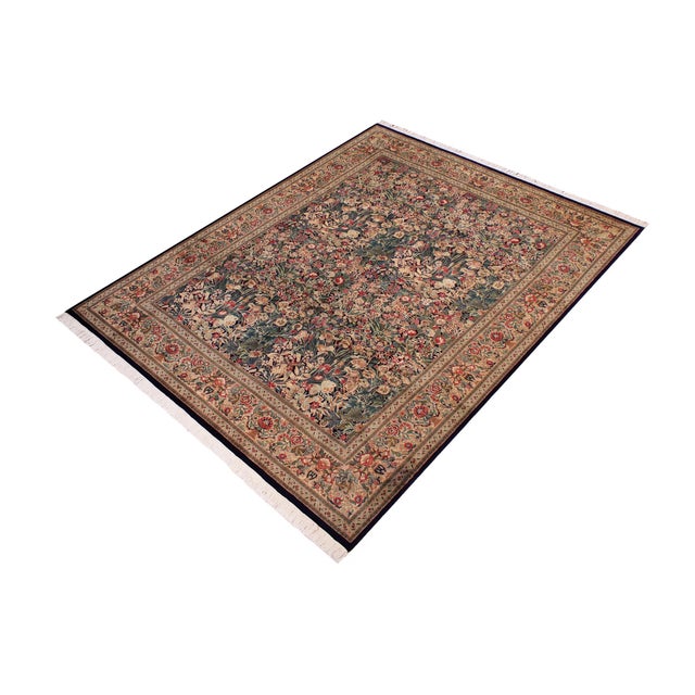 Designed with mesmerizing intricacy and gorgeous color palette, this hand-knotted masterpiece demonstrates the beauty and...