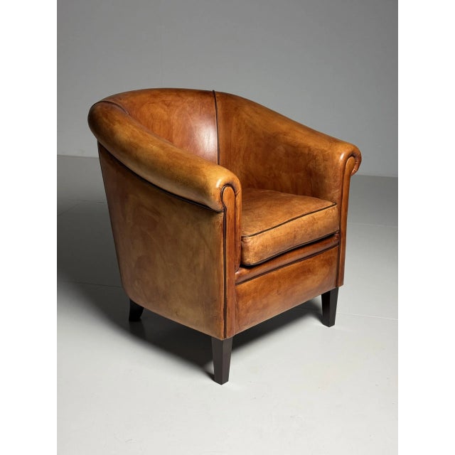 Set of Sheepskin Club Chairs For Sale - Image 10 of 18
