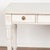 19th Century Swedish White Gustavian Three Drawer Side Table or Desk For Sale - Image 9 of 16