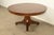Mission Stickley Brothers Style Antique Mission Oak Arts & Crafts Pedestal Extension Dining Table, Newly Refinished For Sale - Image 3 of 13