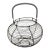 Early 20th Century French Country Hand-Woven Wire Egg Basket For Sale