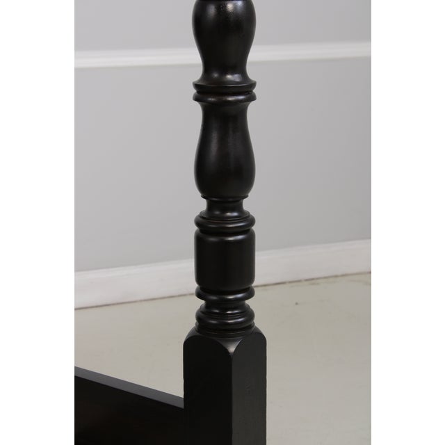 Ralph Lauren King Size Black Plantation Poster Bed For Sale - Image 12 of 16