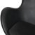 Egg Chair in Black Leather by Arne Jacobsen for Fritz Hansen, 1960s For Sale - Image 3 of 9