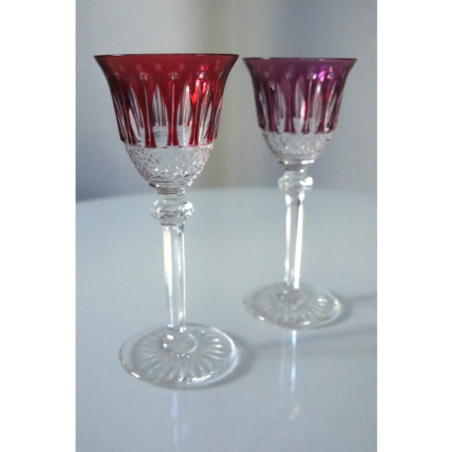 Crystal Tommy Glasses from Saint-Louis, 1930s, Set of 6 For Sale - Image 11 of 18