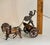 Vintage Bronze Roman Warrior in Chariot Pulled by Two Horses Sculpture For Sale - Image 10 of 11