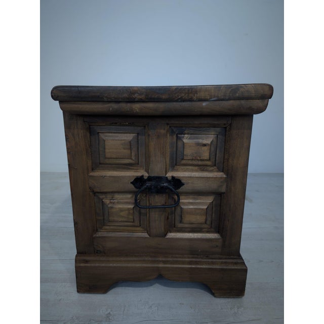 Large Vintage Baroque Chest in Wood, 1920s For Sale - Image 10 of 18