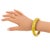 Plastic Bakelite Bracelet Bangle Vanilla and Chocolate Marble For Sale - Image 7 of 7