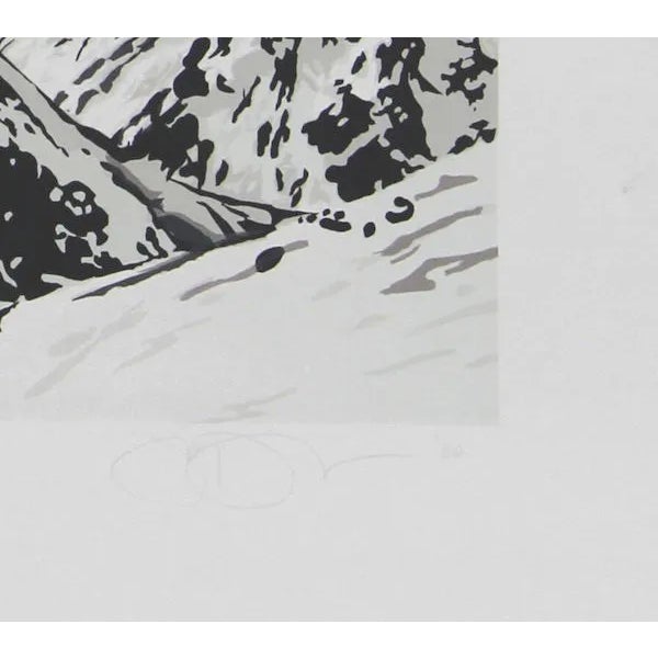 Artist: Jon D'Orazio, American (1942 - ) Title: Sky Over Mountain Year: 1980 Medium: Lithograph, signed and numbered in...