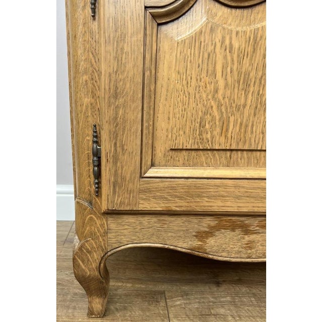 Vintage French Oak Storage Sideboard For Sale - Image 4 of 13