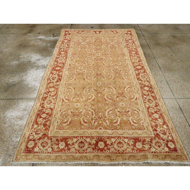 Early 20th Century Galerie Shabab Collection Early 20th Century Indian Agra Rug For Sale - Image 5 of 10