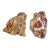 Curated Pair of Large Natural Agatized Jasper Stone Rock Architectural Specimens For Sale