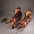 Pair of Antique Cloisonné Enamel Pixiu Statues, Mythical Beast Figures, 2.6kg Each For Sale - Image 4 of 9