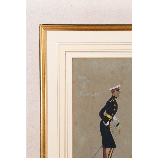 English Amusing Military Original Watercolor | Signed (C. 1923) For Sale - Image 3 of 3