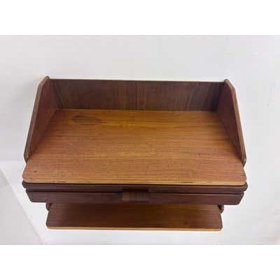 Brown Danish Teak Nightstands in Hans J. Wegner Style, Mid-Century 1958, Pair For Sale - Image 8 of 17