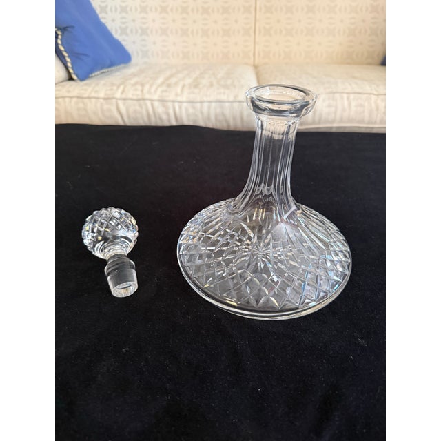 Mid 20th Century Vintage Waterford Lismore Ship's Decanter For Sale - Image 5 of 8