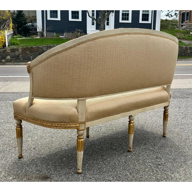 Early 19th Century 19th Century Swedish Neoclassical Gustavian Sofa Settee For Sale - Image 5 of 7