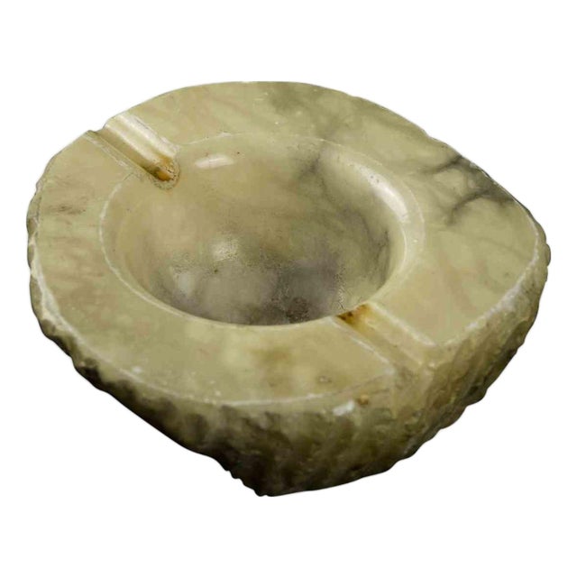 Mid-20th Century Italian Alabaster Ashtray For Sale