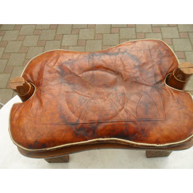 Mid-Century Modern Wooden Stool For Sale - Image 5 of 11