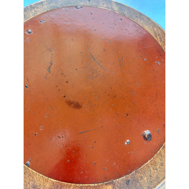 20th Century English Oak Tavern Side Table For Sale - Image 10 of 12