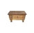 Add a touch of timeworn elegance to your home with this charming vintage-style wooden side table featuring a convenient...