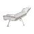 Modern Galle Moon Landing Chair With Australian Sheepskin For Sale - Image 3 of 4