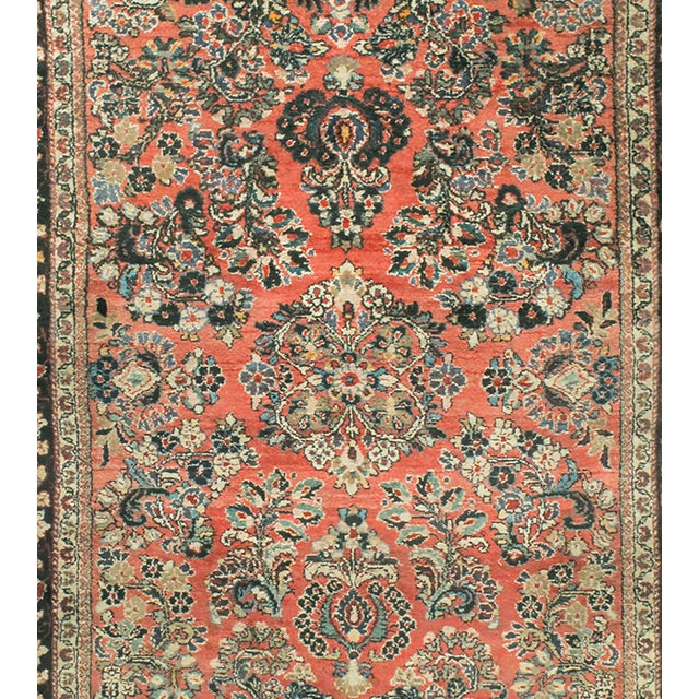 Vintage Circa 1940 Oriental Area Rug 3ft 3in X 4ft 11in For Sale In New York - Image 6 of 8
