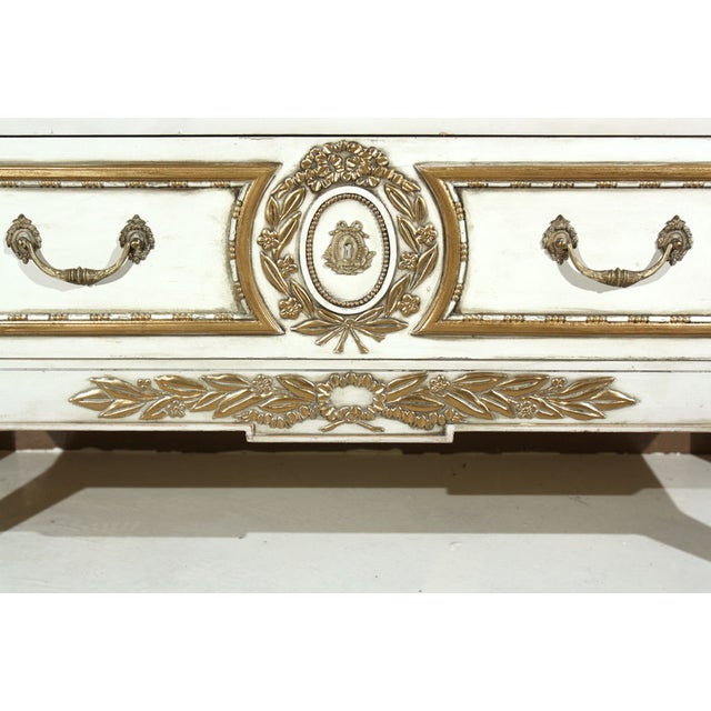 Jansen French Louis XVI Style Painted Commode For Sale In New York - Image 6 of 7