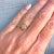 White Antique American Art Deco Diamond Ring Size 6 For Sale - Image 8 of 10