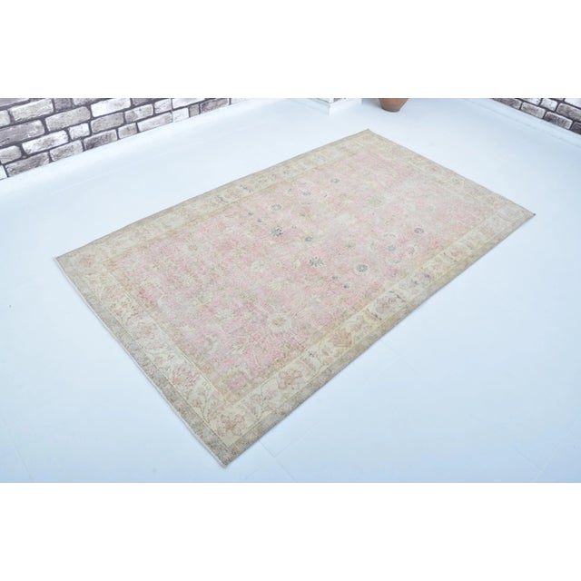 1960s Handmade wool and cotton rug in Turkish Anatolian Carpet, Vintage Area Rug, Turkish Vintage Anatolian Rug, Handmade...