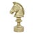 Large Vintage Brass Horse Head, Chess Decor For Sale