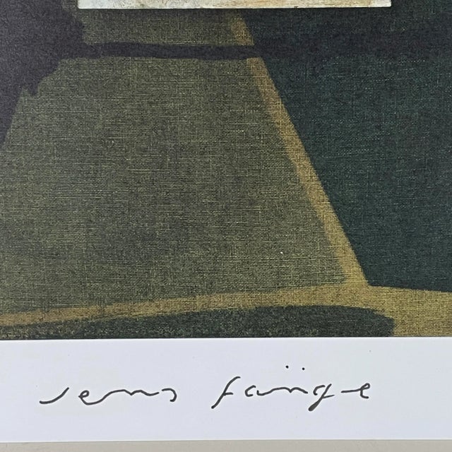 Abstract Jens Fänge - the Circle Opens Exhibition Print, Signed/Numbered For Sale - Image 3 of 5