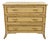 Vintage Tropical Rattan & Bamboo 3-Drawer Dresser With Sunburst Motif For Sale