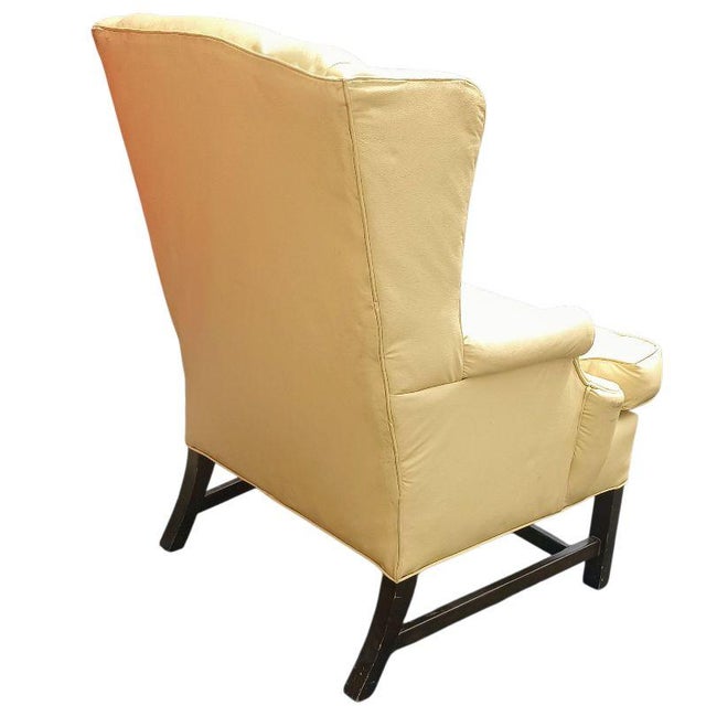 A Wingback Chippendale Chair that Strikes a perfect balance between traditional sophistication & sleek mid-century design...